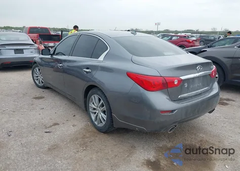 2015 Infiniti Q50 Premium from USA, damaged, VIN JN1BV7AP2FM354587